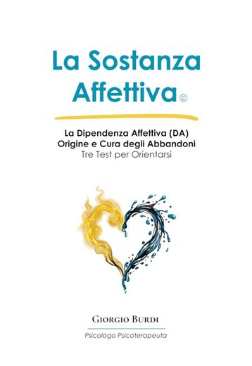 Copertina del libro La Sostanza Affettiva di Giorgio Burdi